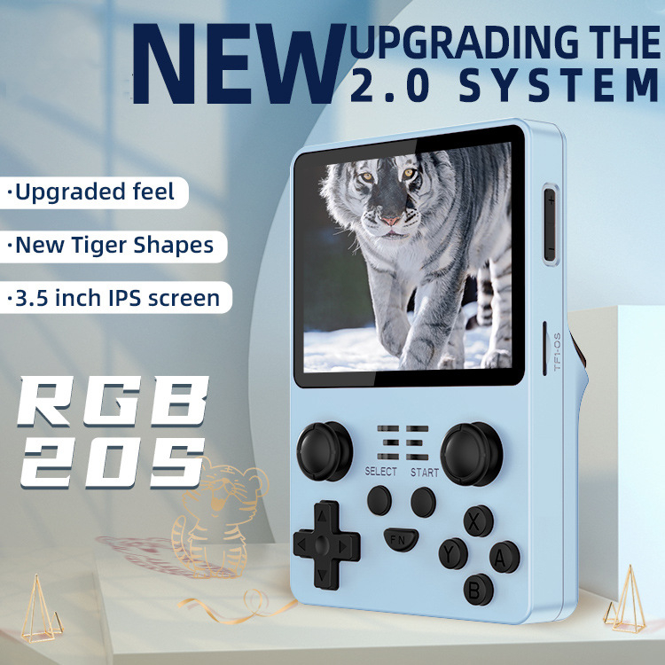 RPG ručna konzola s džojstikom, Open-Source DarkOS, 16GB memorije, USB sučelje, 3,5 mm zvuk