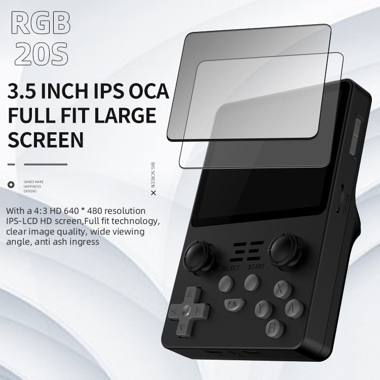 RPG ručna konzola s džojstikom, Open-Source DarkOS, 16GB memorije, USB sučelje, 3,5 mm zvuk