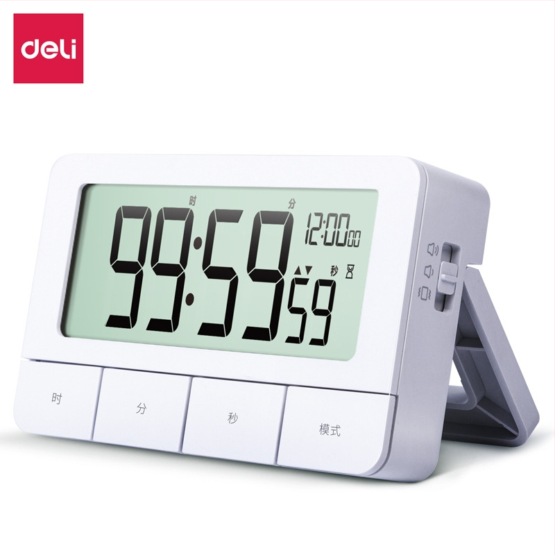 Deli 8841 Tiši timer s alarmom za učenje, pripremu ispita, kuhinju i ured