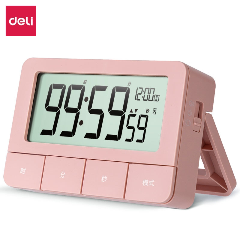 Deli 8841 Tiši timer s alarmom za učenje, pripremu ispita, kuhinju i ured