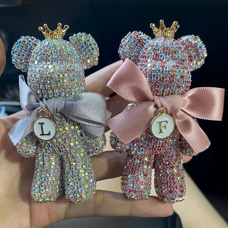 Автомобилен освежител за въздуха със rhinestone карикатурен дизайн – марка Maniano, персонализиране налично, декоративен аксесоар