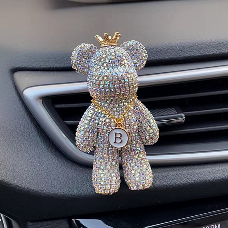 Автомобилен освежител за въздуха със rhinestone карикатурен дизайн – марка Maniano, персонализиране налично, декоративен аксесоар