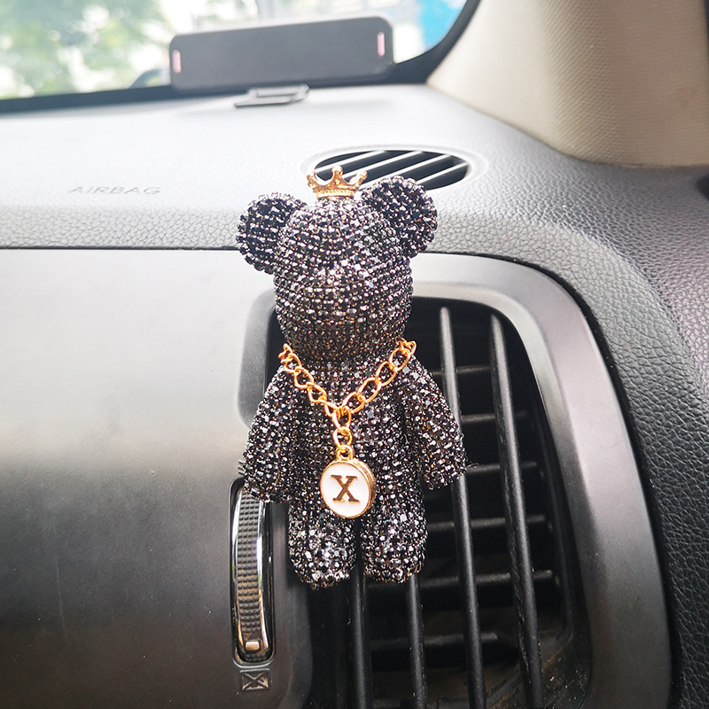 Автомобилен освежител за въздуха със rhinestone карикатурен дизайн – марка Maniano, персонализиране налично, декоративен аксесоар
