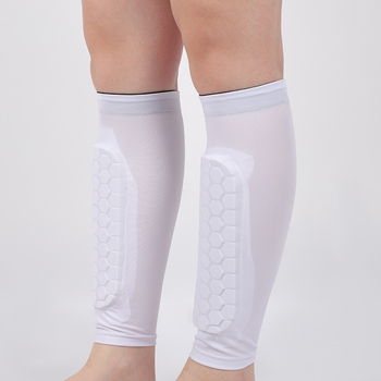 Мъжки комплект чорапи за пищял със фиксирани протектори – ударозащита за футбол и бадминтон, обновена защита