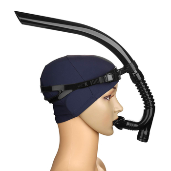 Prednji ugrađeni snorkel za odrasle, trening snorkel od tekućeg silikona, materijali PVC/Silikon/PC, CE potvrda
