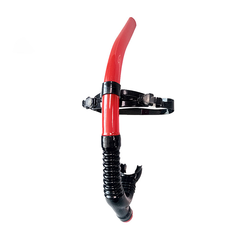 Prednji ugrađeni snorkel za odrasle, trening snorkel od tekućeg silikona, materijali PVC/Silikon/PC, CE potvrda