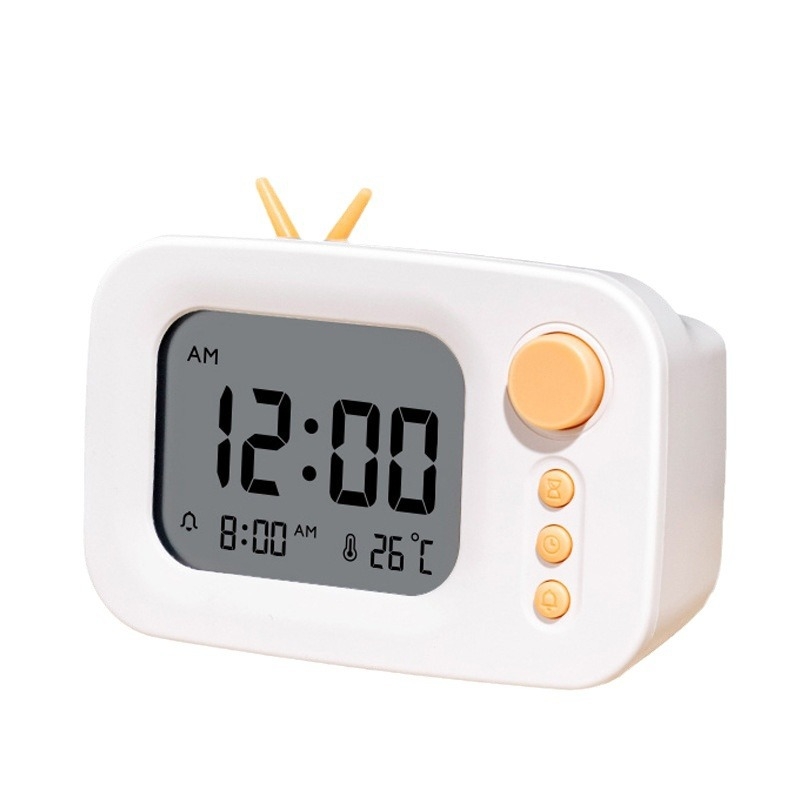 LE104 alarmni sat s LED zaslonom, temperatura i vlaga, vrijeme na jednom zaslonu