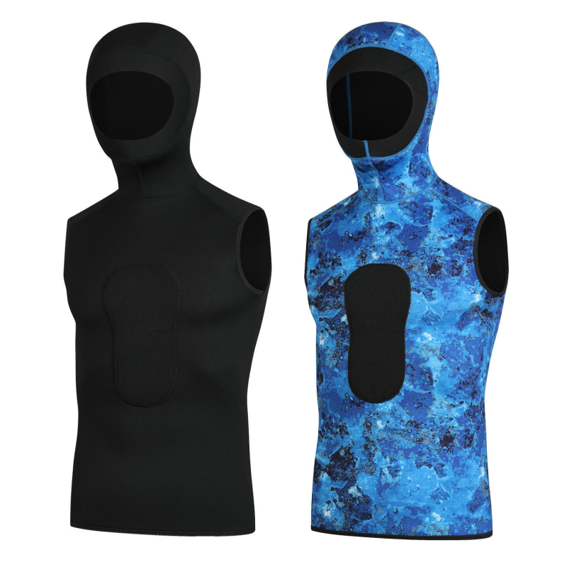 3 mm kamuflažni kapuljačasti ronilački wetsuit, unisex odrasli, održava toplinu