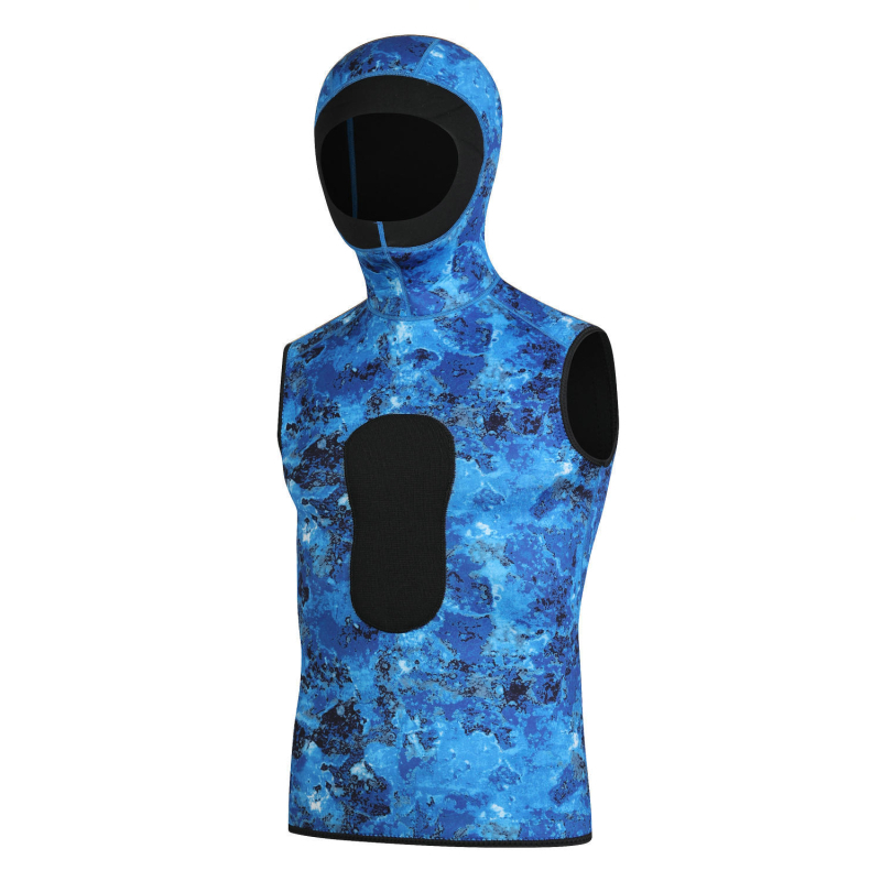 3 mm kamuflažni kapuljačasti ronilački wetsuit, unisex odrasli, održava toplinu