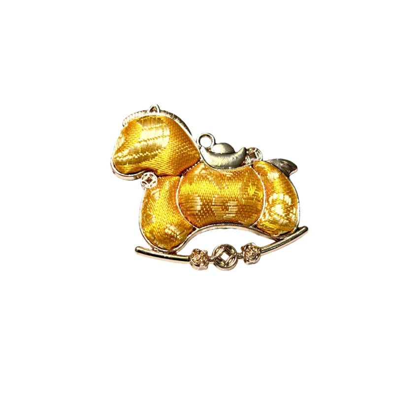 DIY fém kiegészítő részek varrással, ló motívum, kínai retro stílus