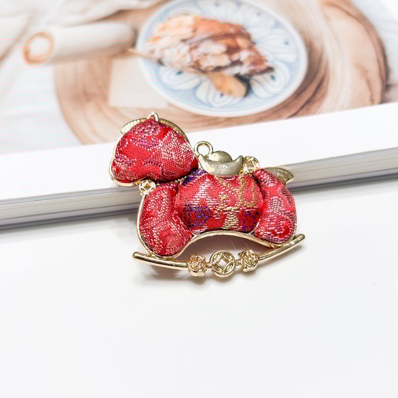 DIY fém kiegészítő részek varrással, ló motívum, kínai retro stílus