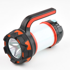 LED svjetiljka s ručnim pogonom, baterija 3000mAh, ABS kućište, vanjska rasvjeta za kampiranje i nužne situacije (domet zrake 200–500 m)