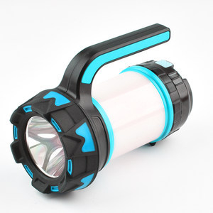LED svjetiljka s ručnim pogonom, baterija 3000mAh, ABS kućište, vanjska rasvjeta za kampiranje i nužne situacije (domet zrake 200–500 m)