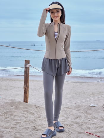 Női búvárfürdőruha, légáteresztő nylonból, UV-védelem, testformáló szabás, vízi sportokra (minden évszak)