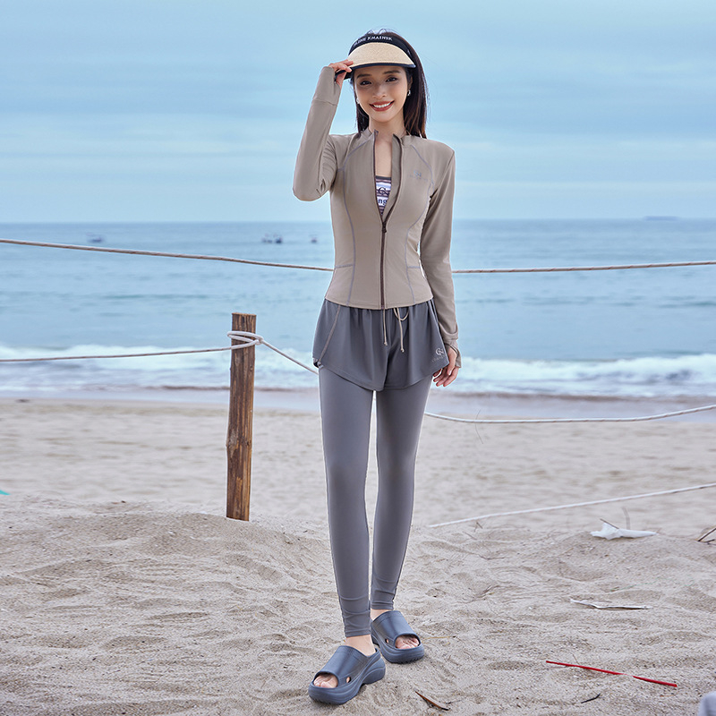 Női búvárfürdőruha, légáteresztő nylonból, UV-védelem, testformáló szabás, vízi sportokra (minden évszak)