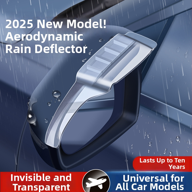 Dažďová clona pre Geely spätné zrkadlo — PVC, lepiaca inštalácia, univerzálne uchytenie, AT/automat, prispôsobiteľné