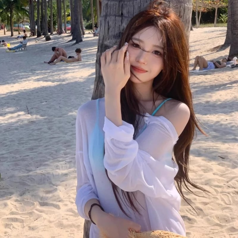 Top de costum de baie cu mâneci lungi, protecție solară pentru femei, cu burete la bust, țesătură 80% poliester, căptușeală poliester, model sexy