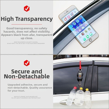 L6F Dažďový štít pre Nissan Tiida – syntetická živica, dažďová ozdoba okna