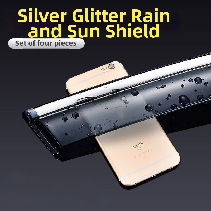 L6F Dažďový štít pre Nissan Tiida – syntetická živica, dažďová ozdoba okna