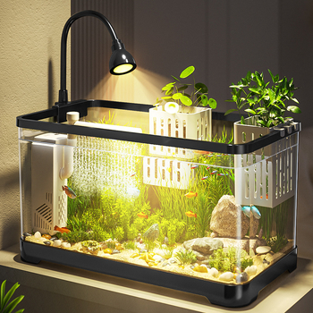 LED lampa za akvarij s punim spektromom za vodene biljke, 3W - Kuo Court