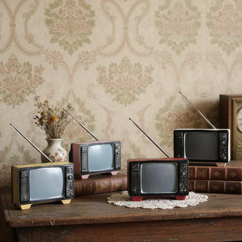 Ukras od smole u obliku radija, europski retro dizajn, za kućni dekor i rekvizite za fotografiranje
