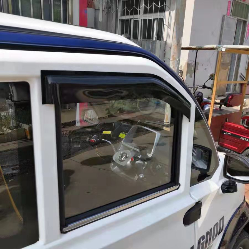 Дъждовна козирка за универсални превозни средства, гума, лепящ монтаж, комплект 2 броя