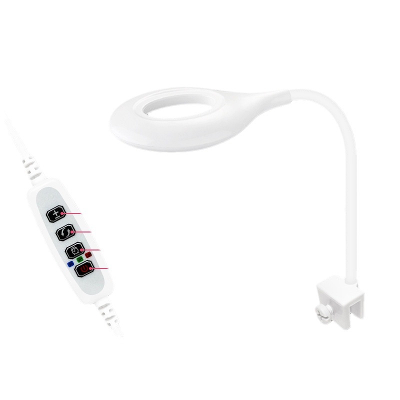 LED klipsa svjetlo za akvarij – plastično kućište, 5W/6W, USB napajanje, dodatno osvjetljenje