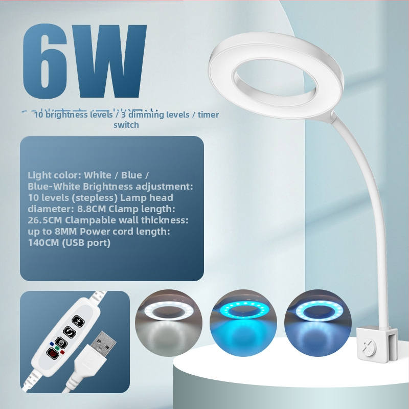 LED klipsa svjetlo za akvarij – plastično kućište, 5W/6W, USB napajanje, dodatno osvjetljenje