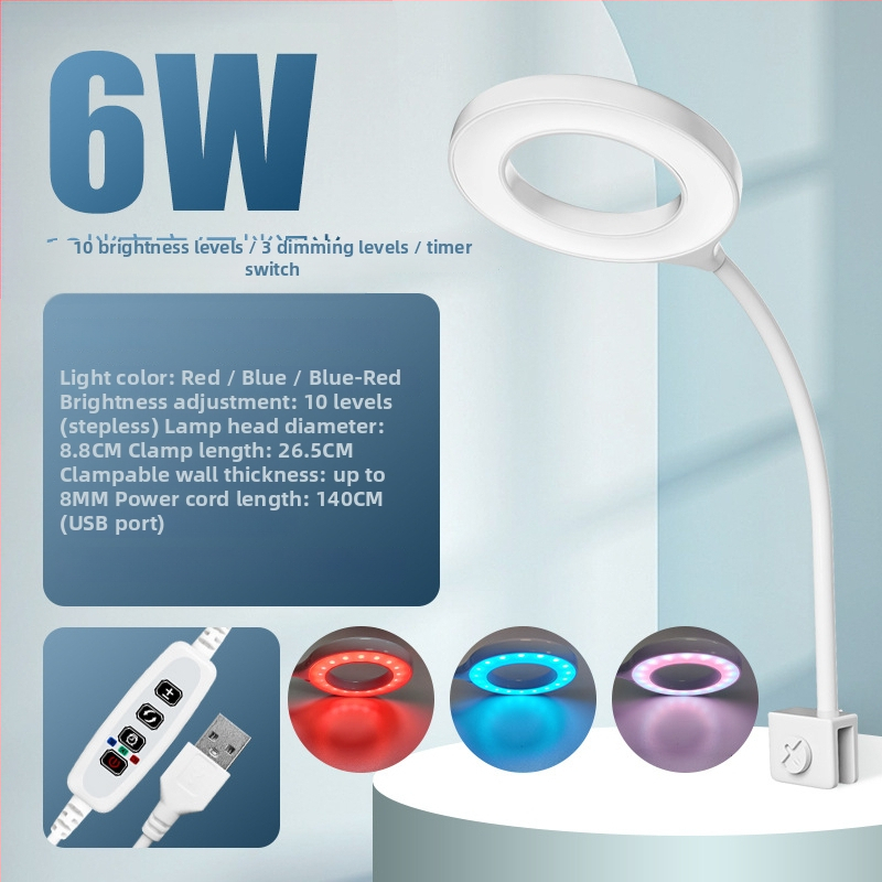 LED klipsa svjetlo za akvarij – plastično kućište, 5W/6W, USB napajanje, dodatno osvjetljenje