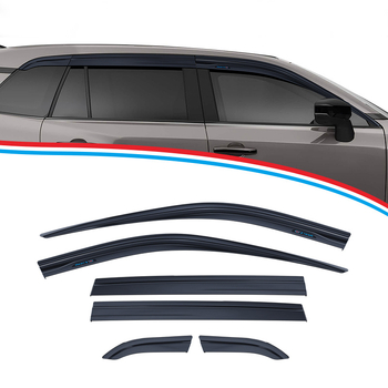 Автомобилен сенник за дъжд и слънце за Toyota RAV4 2025 – акрилен, лепилен монтаж за конкретен автомобил, комплект 6 бр.