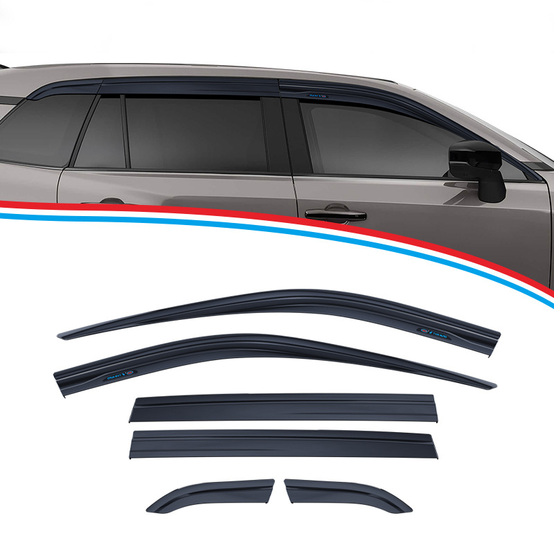 Автомобилен сенник за дъжд и слънце за Toyota RAV4 2025 – акрилен, лепилен монтаж за конкретен автомобил, комплект 6 бр.