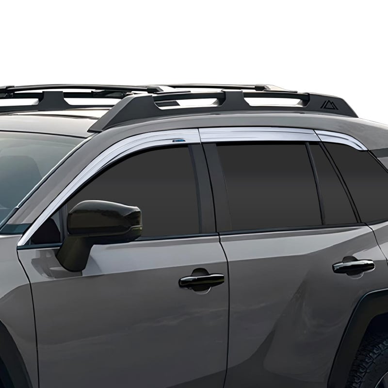 Автомобилен сенник за дъжд и слънце за Toyota RAV4 2025 – акрилен, лепилен монтаж за конкретен автомобил, комплект 6 бр.