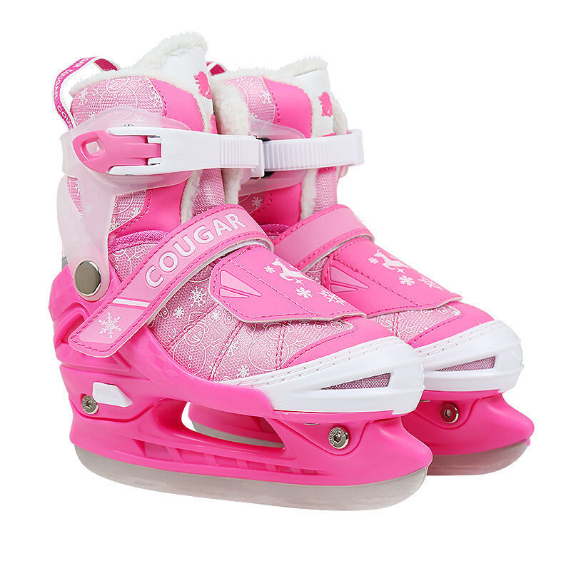 Cougar jégkorizó cipő rozsdamentes acél pengével, pengeméret 250-380 mm, felsőrész PU+mesh