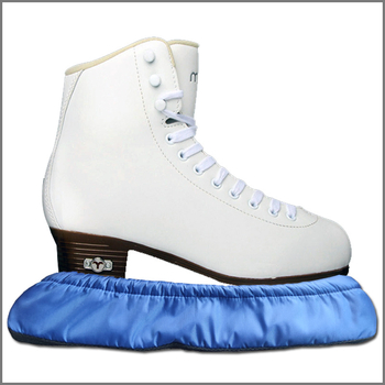 Műkorcsolya pengeszárvédő – poliészter felső rész és talp, kompatibil bármilyen anyagú pengével, Oxford flanel bélés