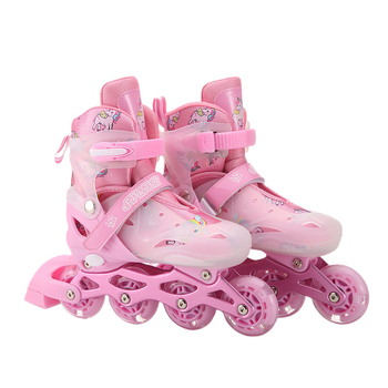Unisex inline skates za početnike s kompletnom zaštitnom opremom, jednoredni kotači PU, Le Shang