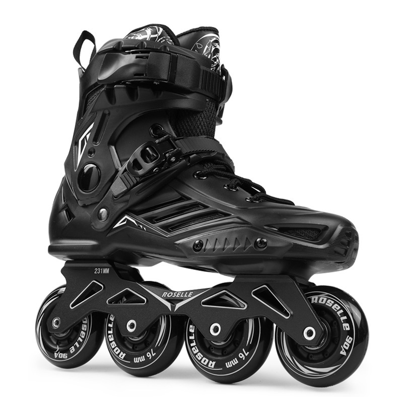 Inline rolne cipele - gornji dio od PP, kotači u jednom redu, PU kotači, univerzalna prilagodba, za početnike