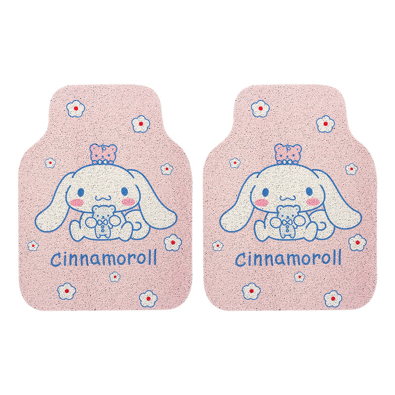 PVC автомобилна подложка за пода – карикатурен мотив на куче, пране, тъкана конструкция, форма: пришълец