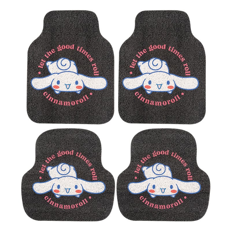 PVC автомобилна подложка за пода – карикатурен мотив на куче, пране, тъкана конструкция, форма: пришълец