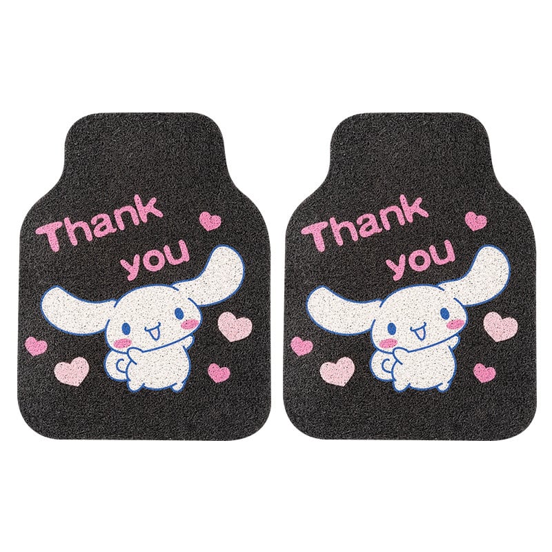 PVC автомобилна подложка за пода – карикатурен мотив на куче, пране, тъкана конструкция, форма: пришълец