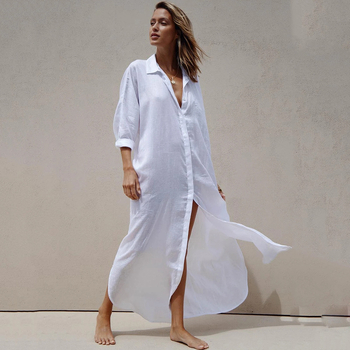 Cardigan de plajă pentru femei, croială liberă, amestec rayon-bumbac, 300 g/m², căptușit, stil plajă