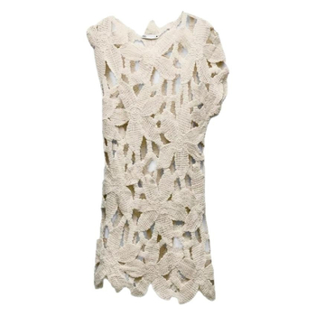 Plažna crochet midi bluza za žene 18+ - podstava od pamuka; poliester smjesa 95-100%; težina 200 g; pogodna za plivanje i vodene sportove