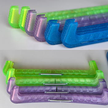 Stepper korcsolya pengévédők - kemény védőburkolat korcsolyákhoz, pengeméret 30 mm, műanyag burkolat, környezetbarát pengem