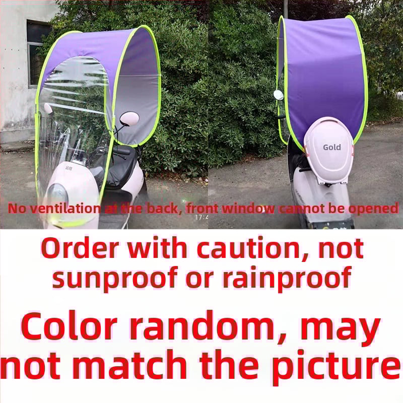 Κάλυμμα ηλιοπροστασίας ηλεκτρικού ποδηλάτου – πολυεστερικό ύφασμα, πλαίσιο ινών, χειροκίνητο άνοιγμα, UV προστασία UPF 40+, εκτύπωση λογότυπου, δυνατότητα προσαρμογής