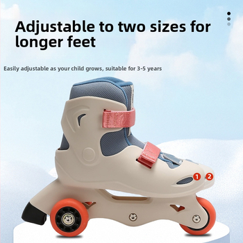 Dječje inline skates s podesivim veličinama za dječake i djevojčice, za početnike, dva u jedan, protuklizne vanjske cipele