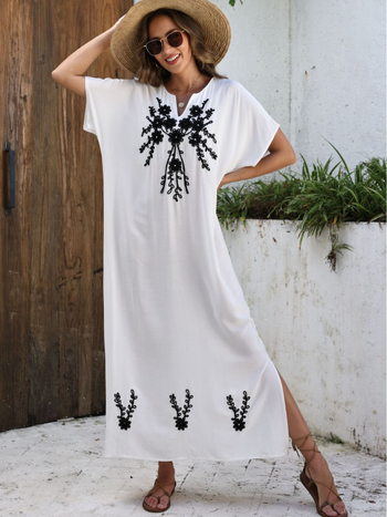 Plažni plašt-haljina za bikini, materijal rayon, podstava pamuk, 218 g, pogodna za plivanje i hodanje po vodi