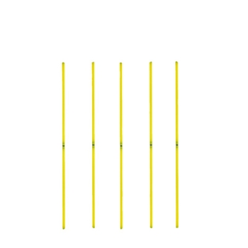 Összecsukható zászlórúd edzőeszköz kosárlabdához és futballhoz; PVC anyag, gumibázis, tekerő rúd, kereszttartó