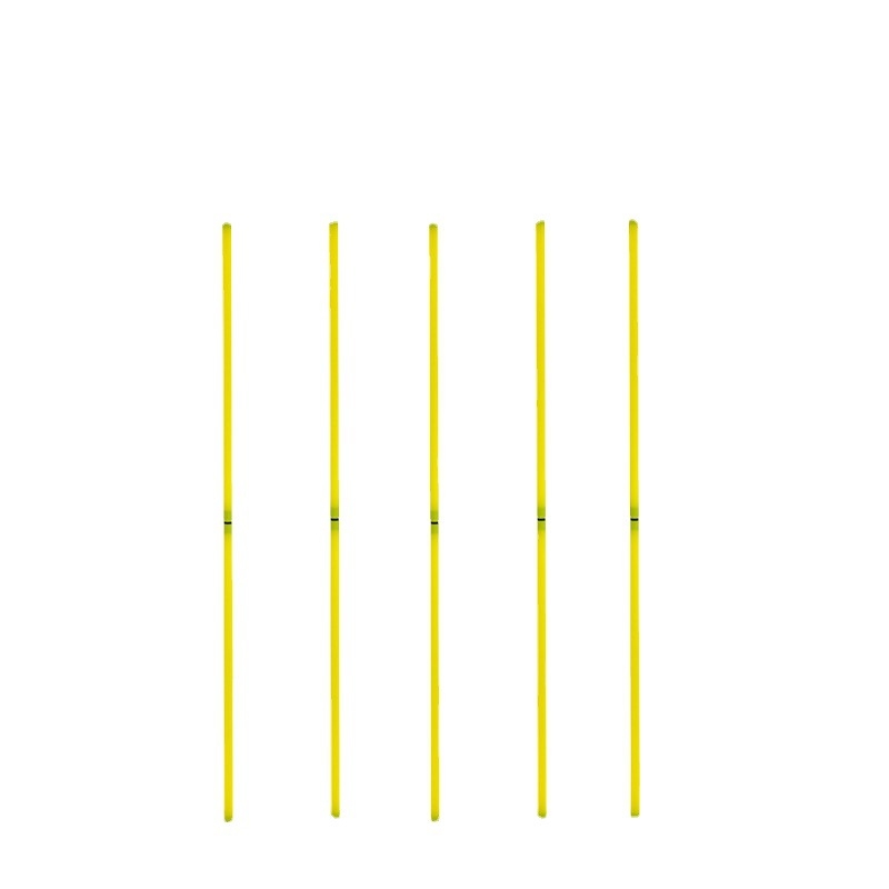 Összecsukható zászlórúd edzőeszköz kosárlabdához és futballhoz; PVC anyag, gumibázis, tekerő rúd, kereszttartó