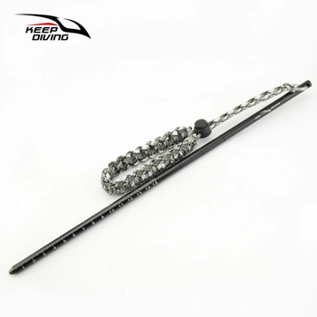 Vízalatti vizsgáló rúd alumíniumötvözetből, skálával és csuklópánttal