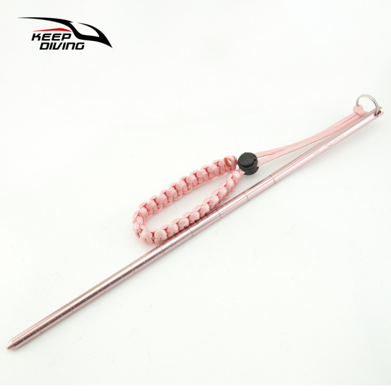 Vízalatti vizsgáló rúd alumíniumötvözetből, skálával és csuklópánttal