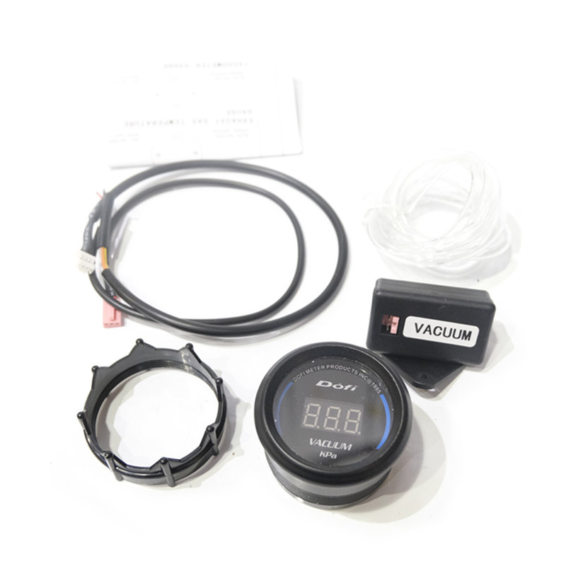 LED digitális autó mérőóra RPM, olajhőmérséklet, vízhőmérséklet, olajnyomás és feszültség (12V)